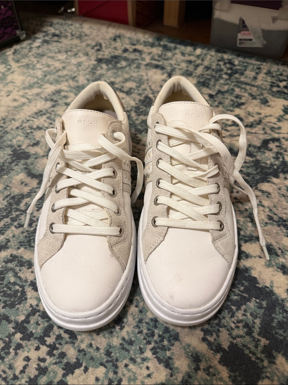 Geox White Sneakers